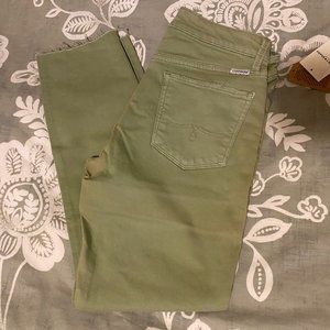 NWT~Lucky Brand Jeans~Lolita Crop~Green~Sz 4/27